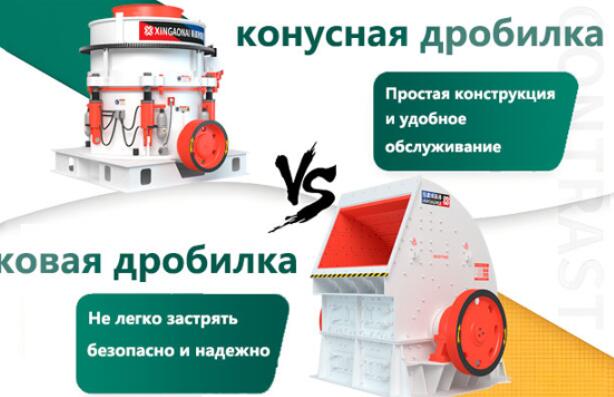 Сравнительный анализ молотковой дробилки и конусной дробилки